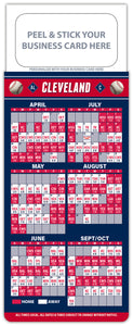 Standard Peel n Stick Baseball Schedule Magnet
