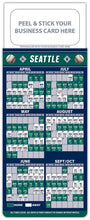 Load image into Gallery viewer, Standard Peel n Stick Baseball Schedule Magnet
