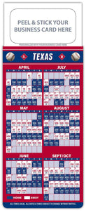 Standard Peel n Stick Baseball Schedule Magnet